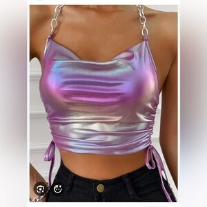 Iridescent Crop Top